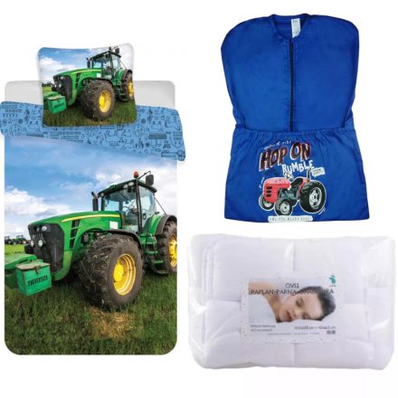 Traktor Green ovis csomag oviszsákkal