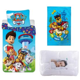 Mancs Őrjárat fiús ovis ágynemű szett kéztörlővel