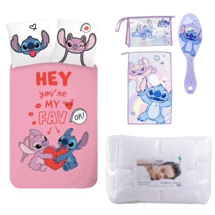 Disney Lilo és Stitch, A csillagkutya Hey ovis ágynemű tisztasági csomaggal