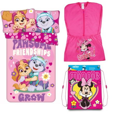 Mancs Őrjárat Pawsome ágyneműhuzat oviszsákkal és tornazsákkal