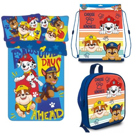 Mancs Őrjárat Days Ahead ovis ágynemű, táska és tornazsák szett