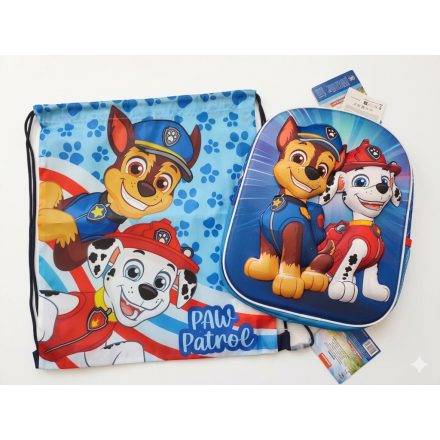 Mancs Őrjárat Crew hátizsák és tornazsák szett