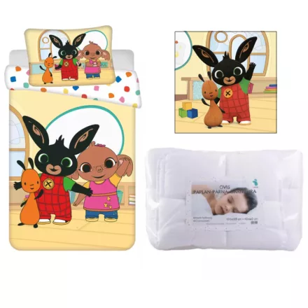 Bing Playroom ovis ágynemű szett kéztörlővel