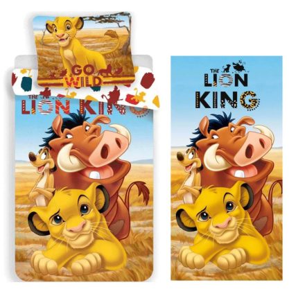 Disney Az Oroszlánkirály Pride Lands Trio ágyneműhuzat és törölköző szett