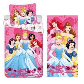   Disney Hercegnők Heart ágyneműhuzat és törölköző szett