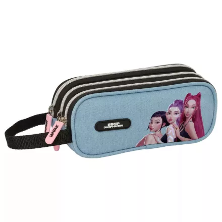 K-pop Démonvadászok Denim Dreams 3 rekeszes tolltartó 21 cm