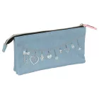 K-pop Démonvadászok Denim Dreams 3 rekeszes tolltartó 22 cm