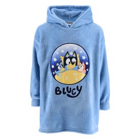   Bluey Stars belebújós plüss polár takaró, poncsó 3/5 év