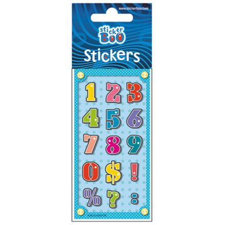 Számos Blue matrica ezüst díszítéssel