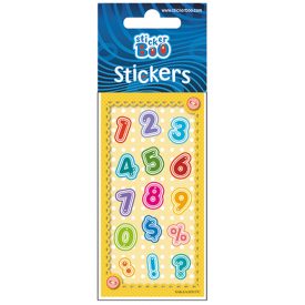 Számos Yellow matrica ezüst díszítéssel