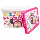 Disney Minnie Edgy Bows műanyag tároló doboz 7 L