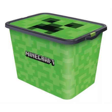 Minecraft műanyag tároló doboz 23 L