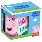 Peppa malac Pink porcelán bögre 235 ml (8 oz) Díszdobozban