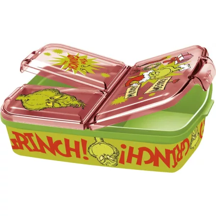 A Grincs Christmas Mischief több rekeszes uzsonnás doboz, szendvicsdoboz