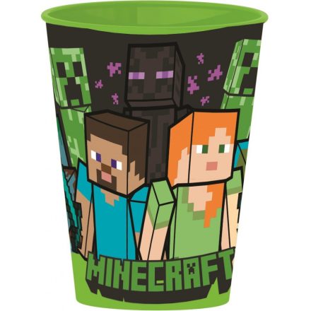 Minecraft pohár, műanyag 260 ml