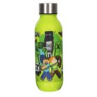 Minecraft Crafting műanyag kulacs csavaros kupakkal 640 ml