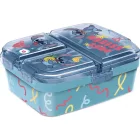 Disney Lilo és Stitch, A csillagkutya Just több rekeszes uzsonnás doboz, szendvicsdoboz XL