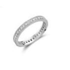 Victoria Ezüst színű fehér köves gyűrű