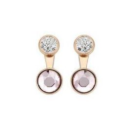 Victoria Rose gold színű színes köves fülbevaló