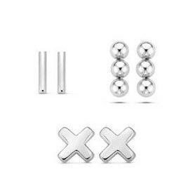 Victoria Ezüst színű fülbevaló szett