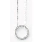 Victoria Ezüst színű fehér köves nyaklánc