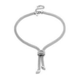 Victoria Ezüst színű vastag hálós nyaklánc