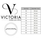 Victoria Rose gold színű fehér mintás karkötő