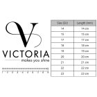 Victoria Ezüst színű piros mintás karkötő