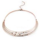 Victoria Rose gold színű fehér köves nyaklánc