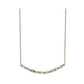 Victoria Rose gold színű fehér gyöngyös nyaklánc