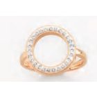 Victoria Rose gold színű fehér köves gyűrű