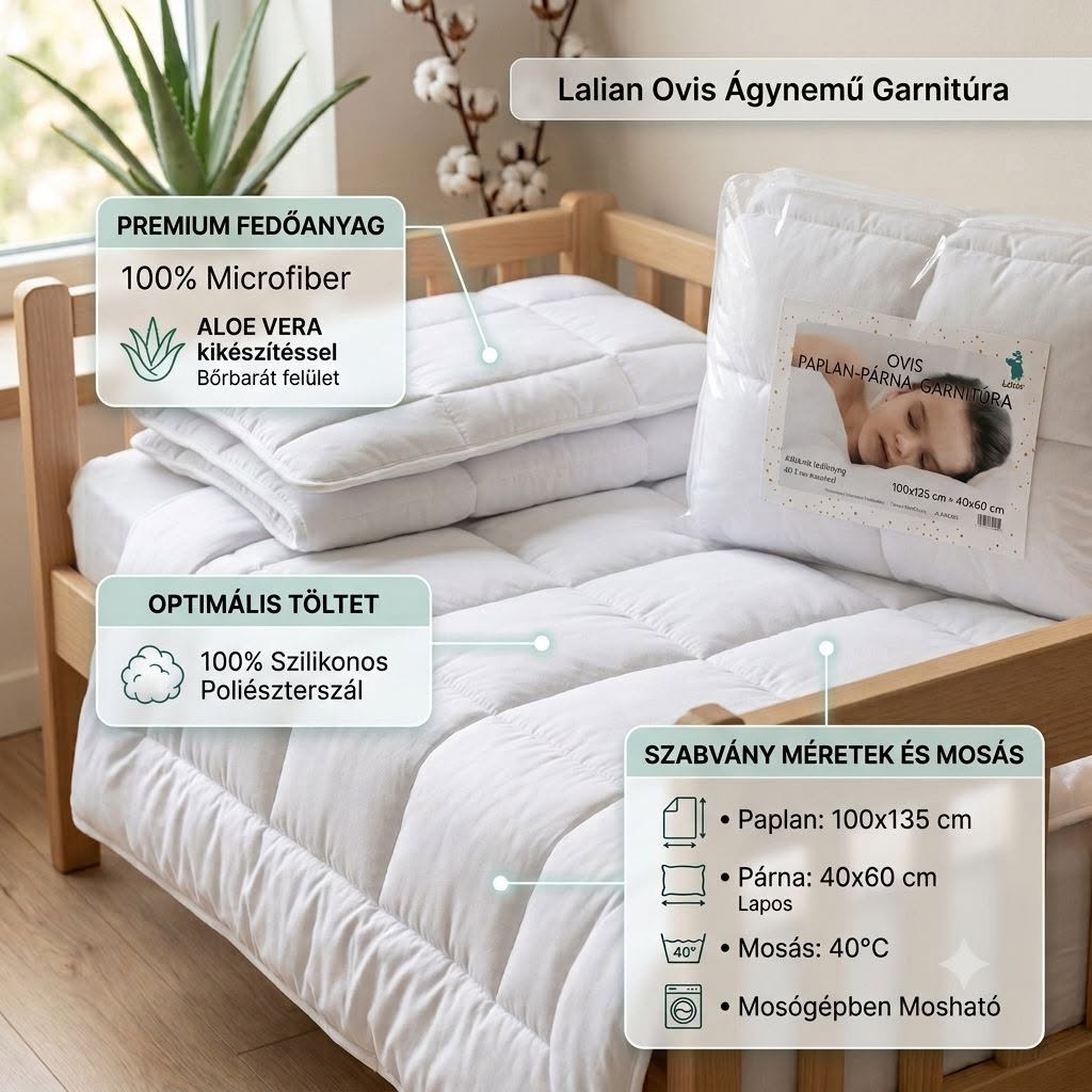 Édes álmok az óvodában is – ismerjétek meg a Lalian Ovis ágynemű garnitúrát!